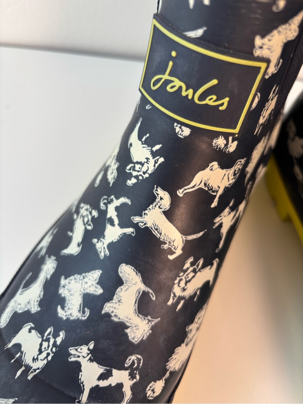 Joules Terrier Print Rain Boots - Picture 8 of 10